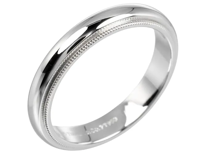 Tiffany & Co Milgrain Plata 