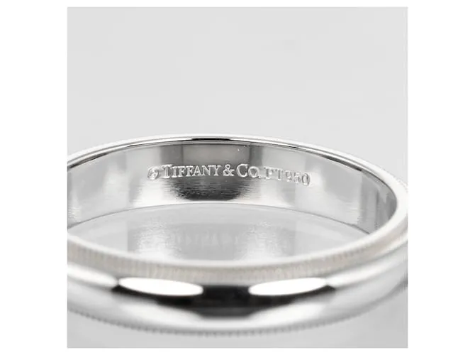 Tiffany & Co Milgrain Plata 