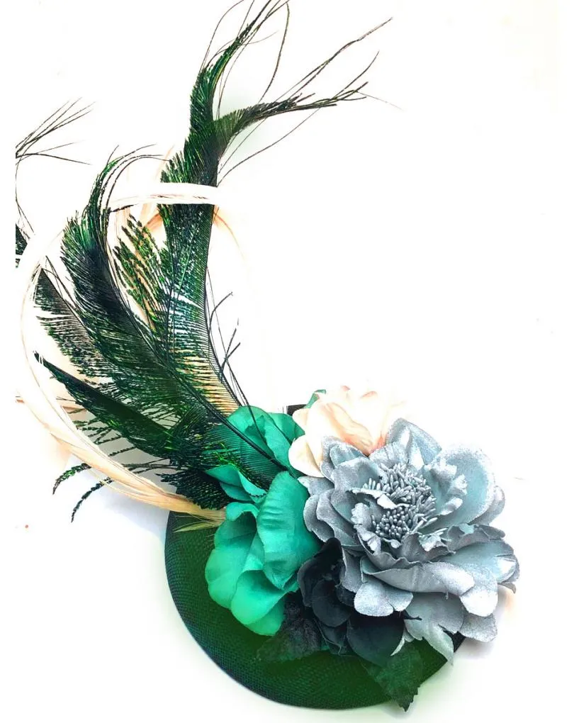 TOCADOS NEGROS PEQUEÑOS PARA BODAS CON ELEGANTE DISEÑO