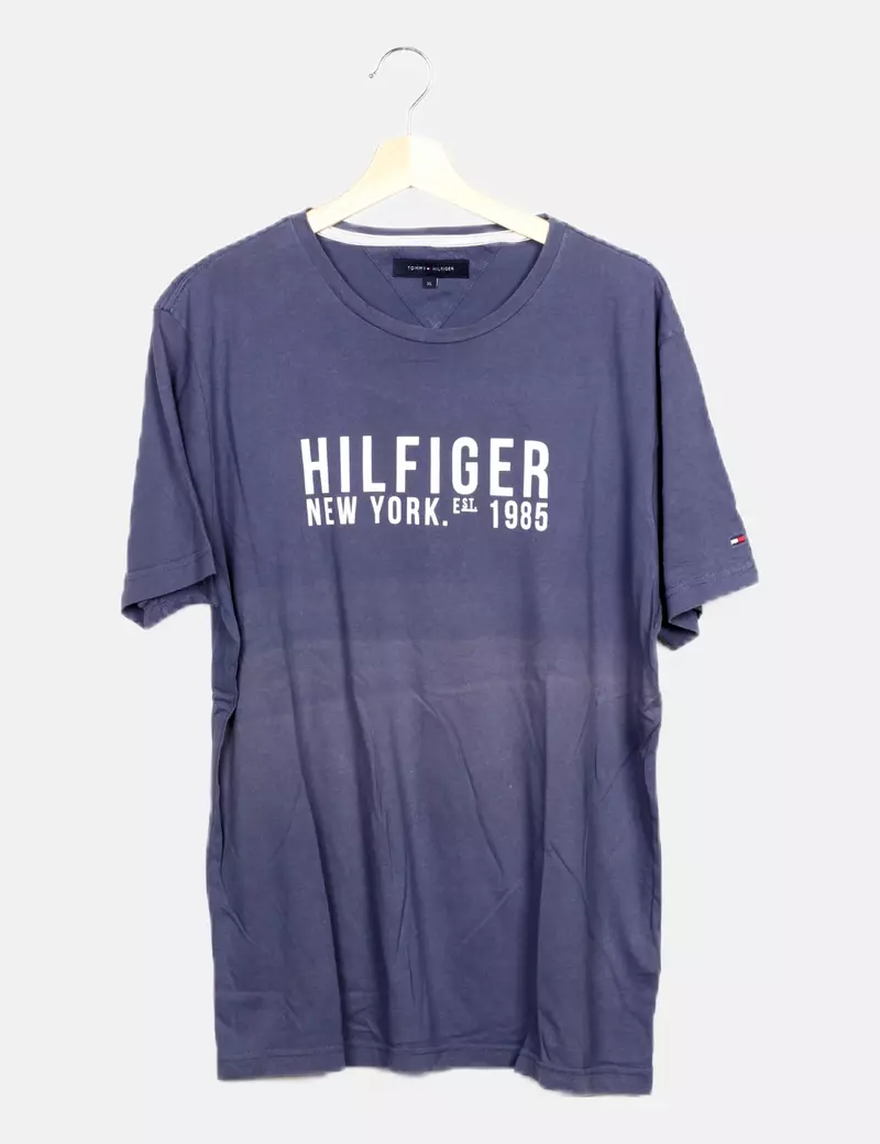 Tommy Hilfiger Camiseta azul estampada