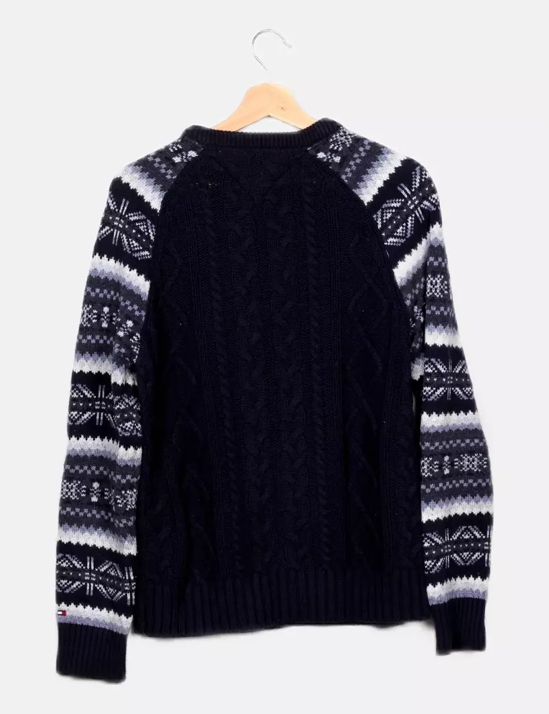 Tommy Hilfiger Jersey azul estampado