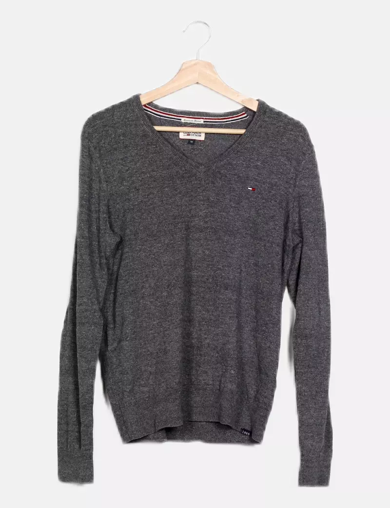 Tommy Hilfiger Jersey gris básico