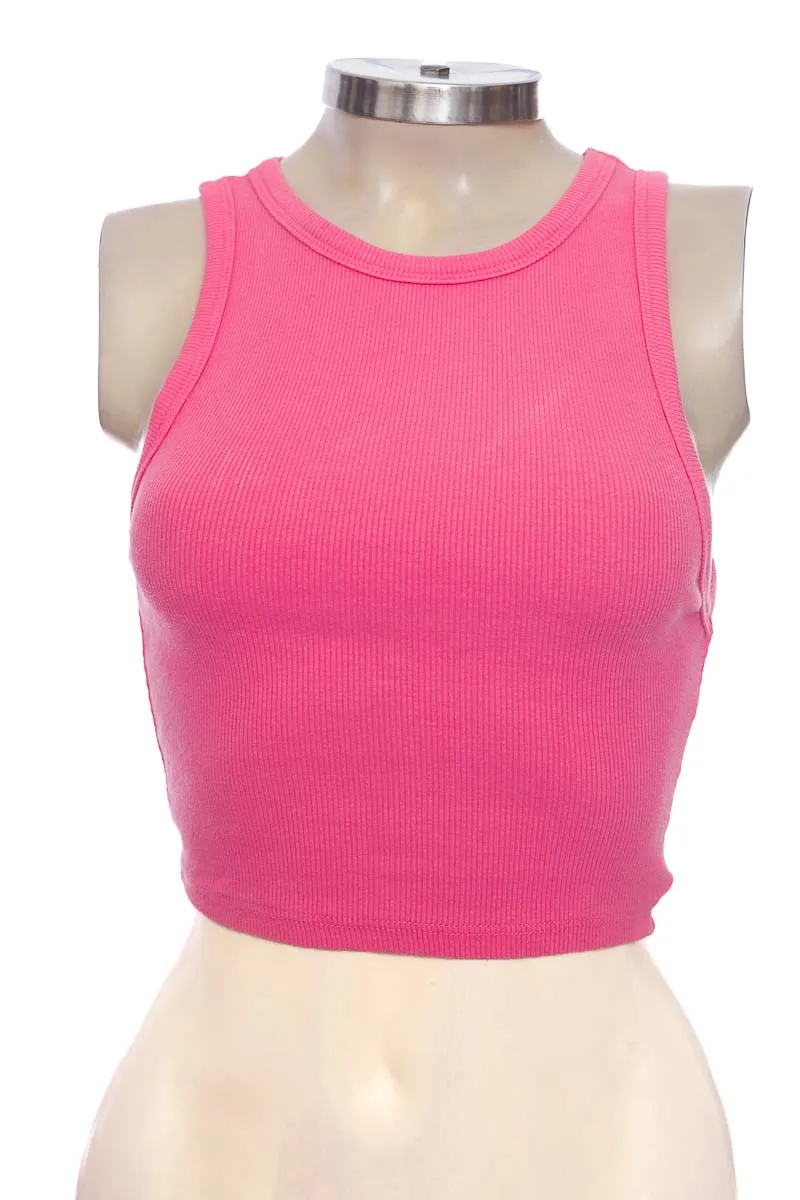 TOP / CAMISETA COLOR ROSADO  ZARA