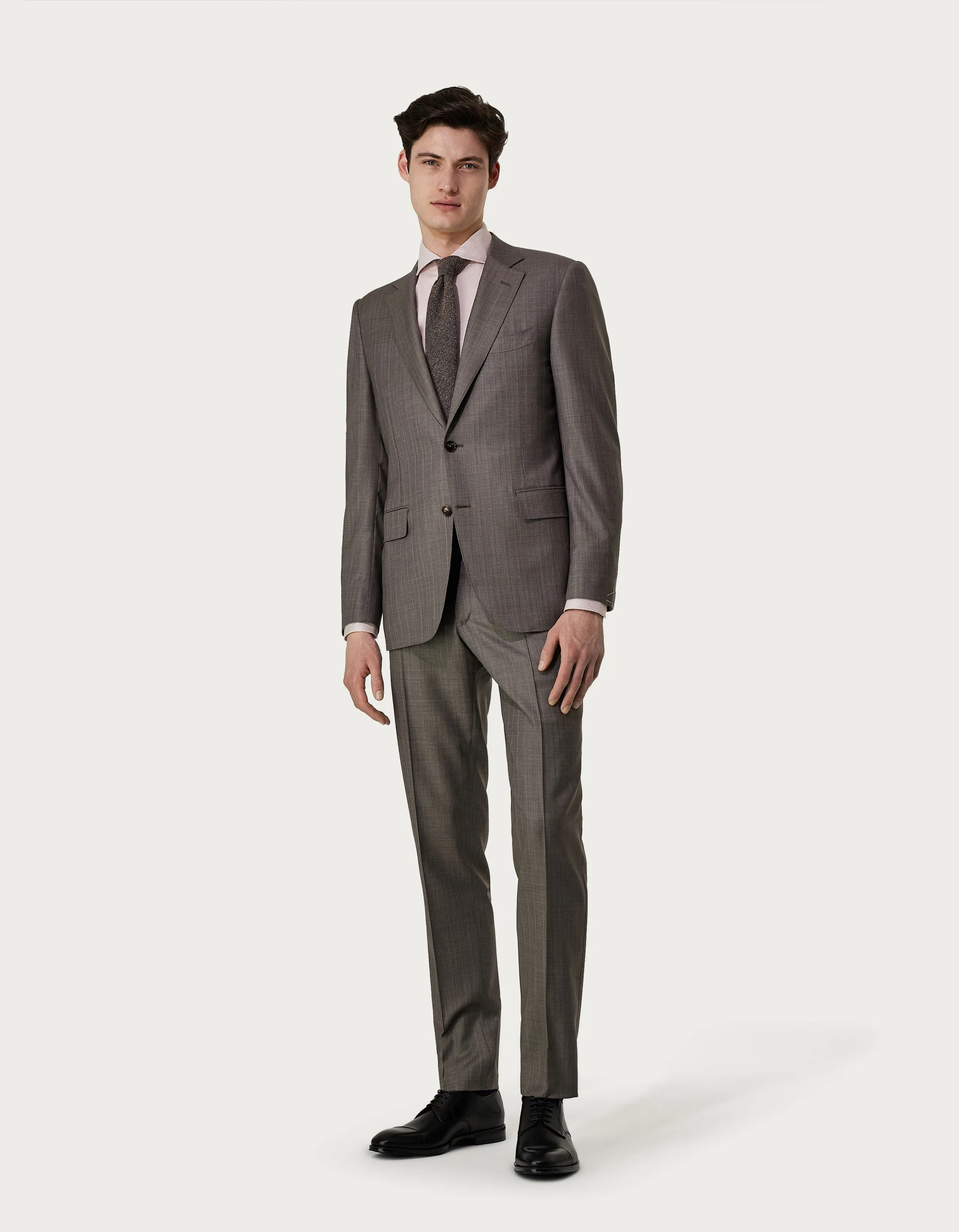 Traje 150 de pura lana marrón 