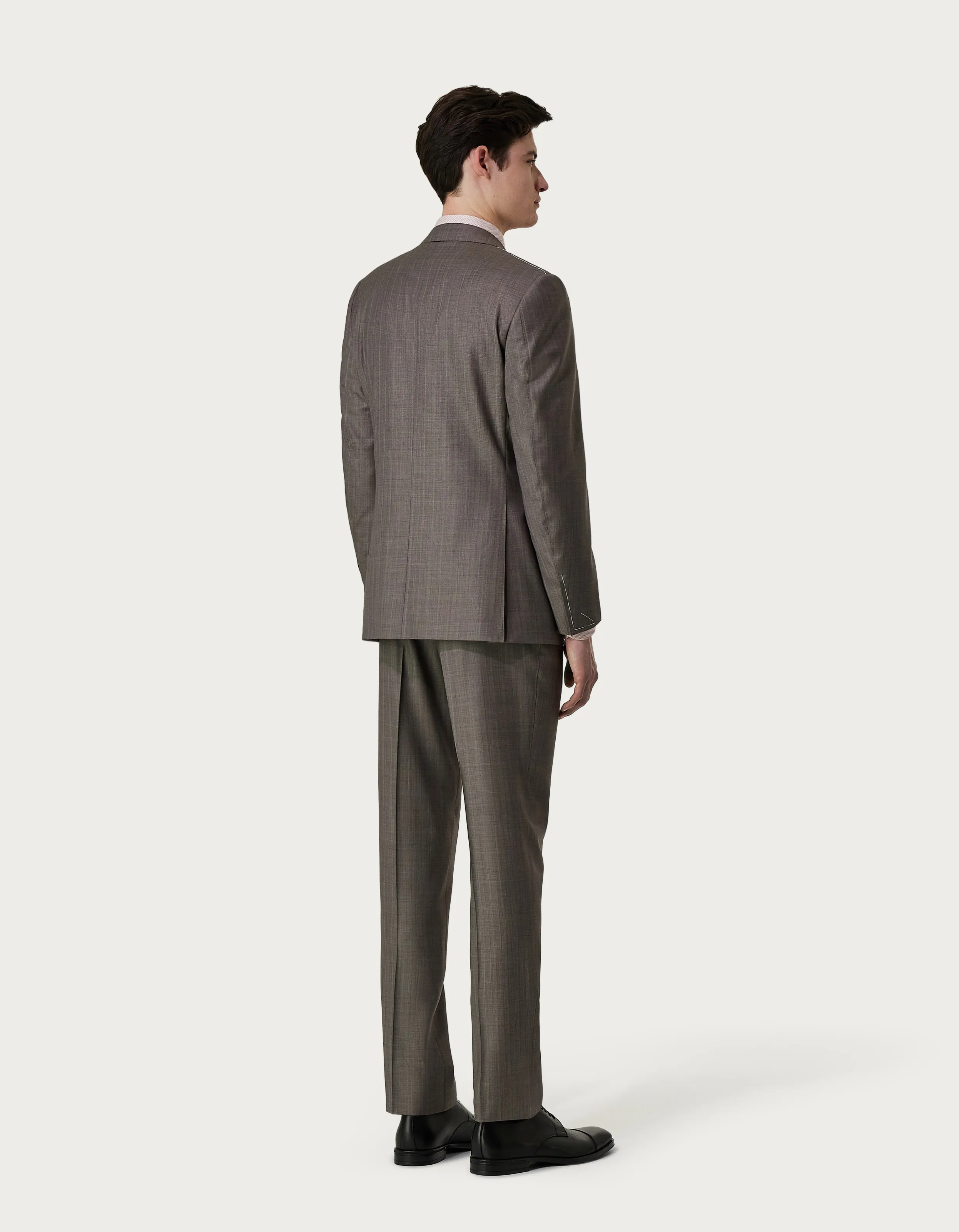 Traje 150 de pura lana marrón 