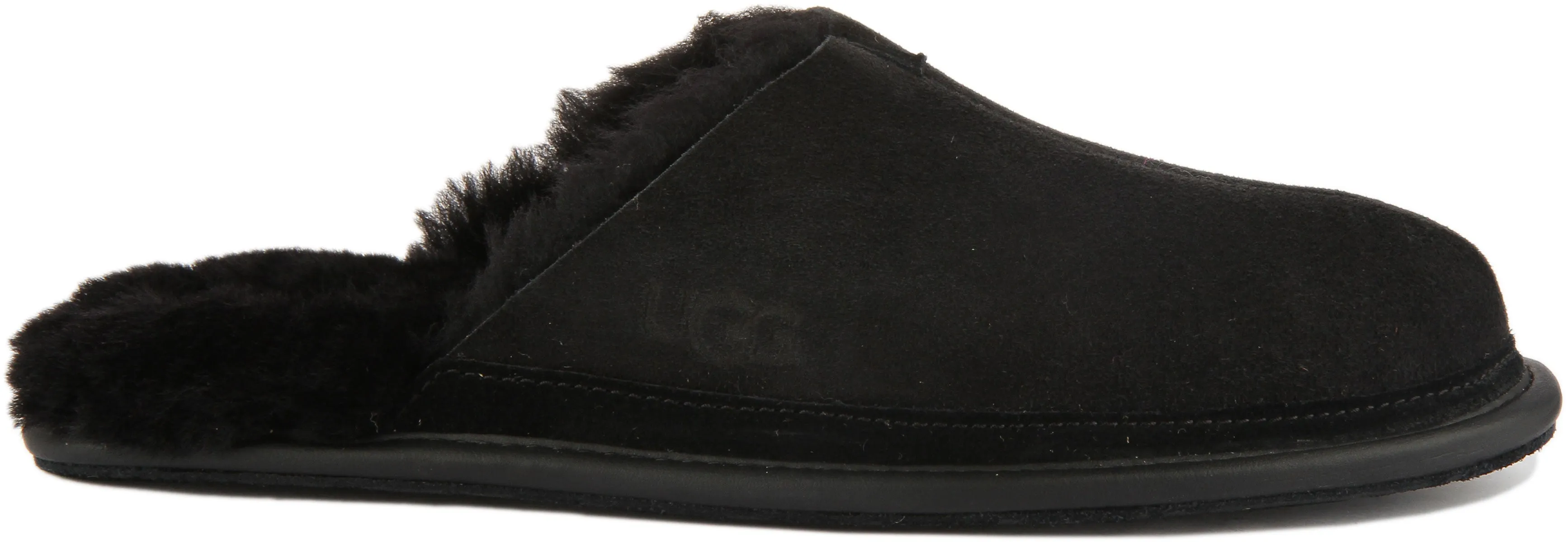 Ugg M Hyde Zapatillas de casa de piel de oveja twinface para hombre en castaña