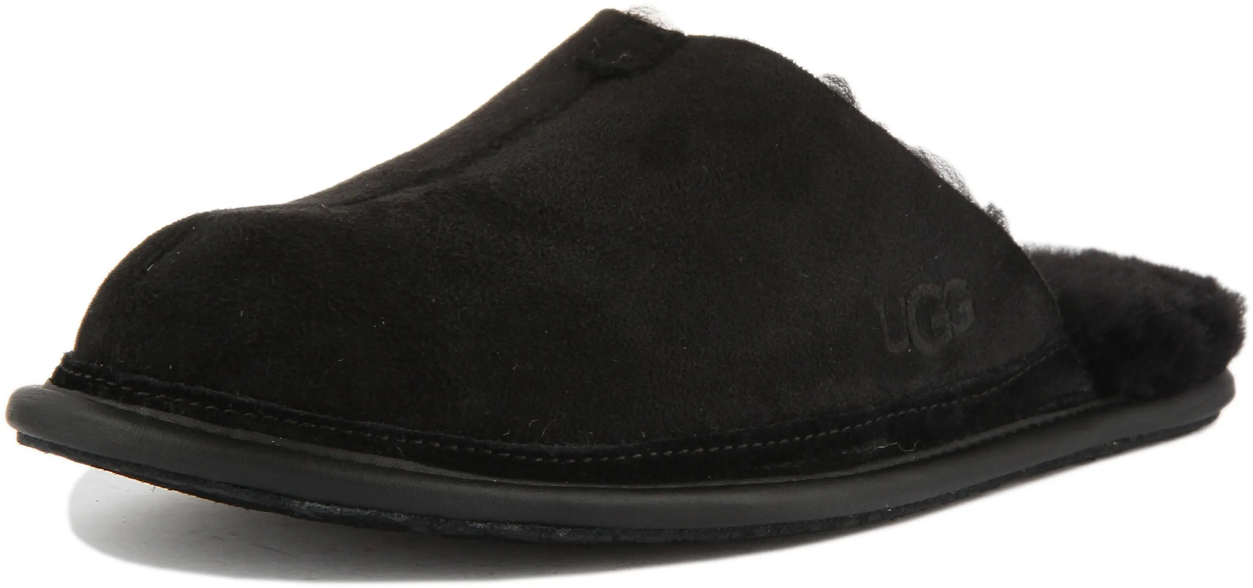 Ugg M Hyde Zapatillas de casa de piel de oveja twinface para hombre en castaña