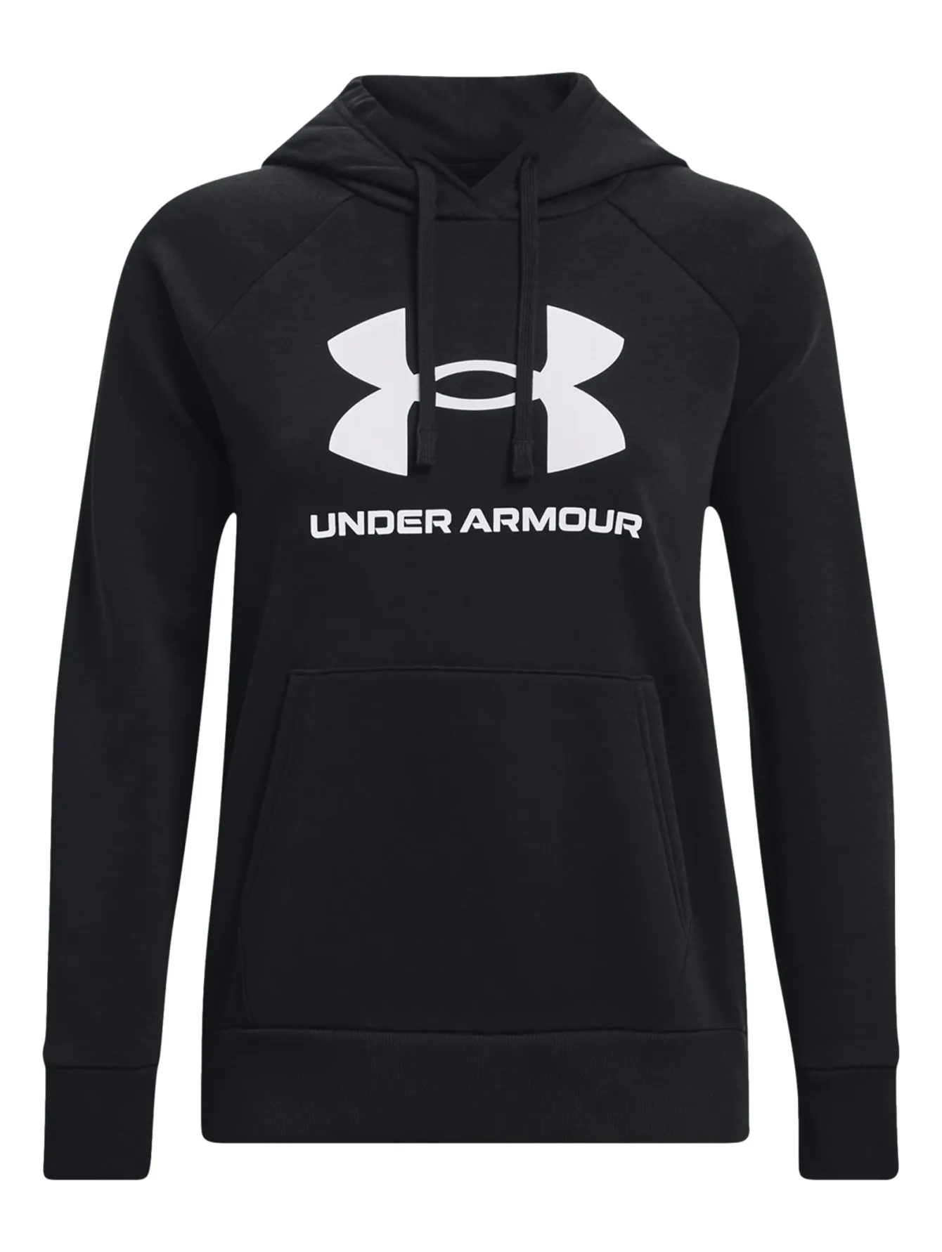 UNDER ARMOUR 1 379501 001 BLACK UA RIVAL FLEECE BIG LOGO HD  XSXL