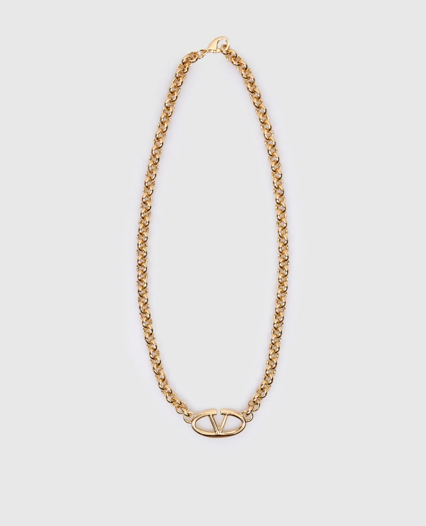 Valentino Vlogo The Bold Edition gold necklace with logo