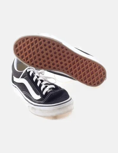 Vans Zapatilla negra combinada