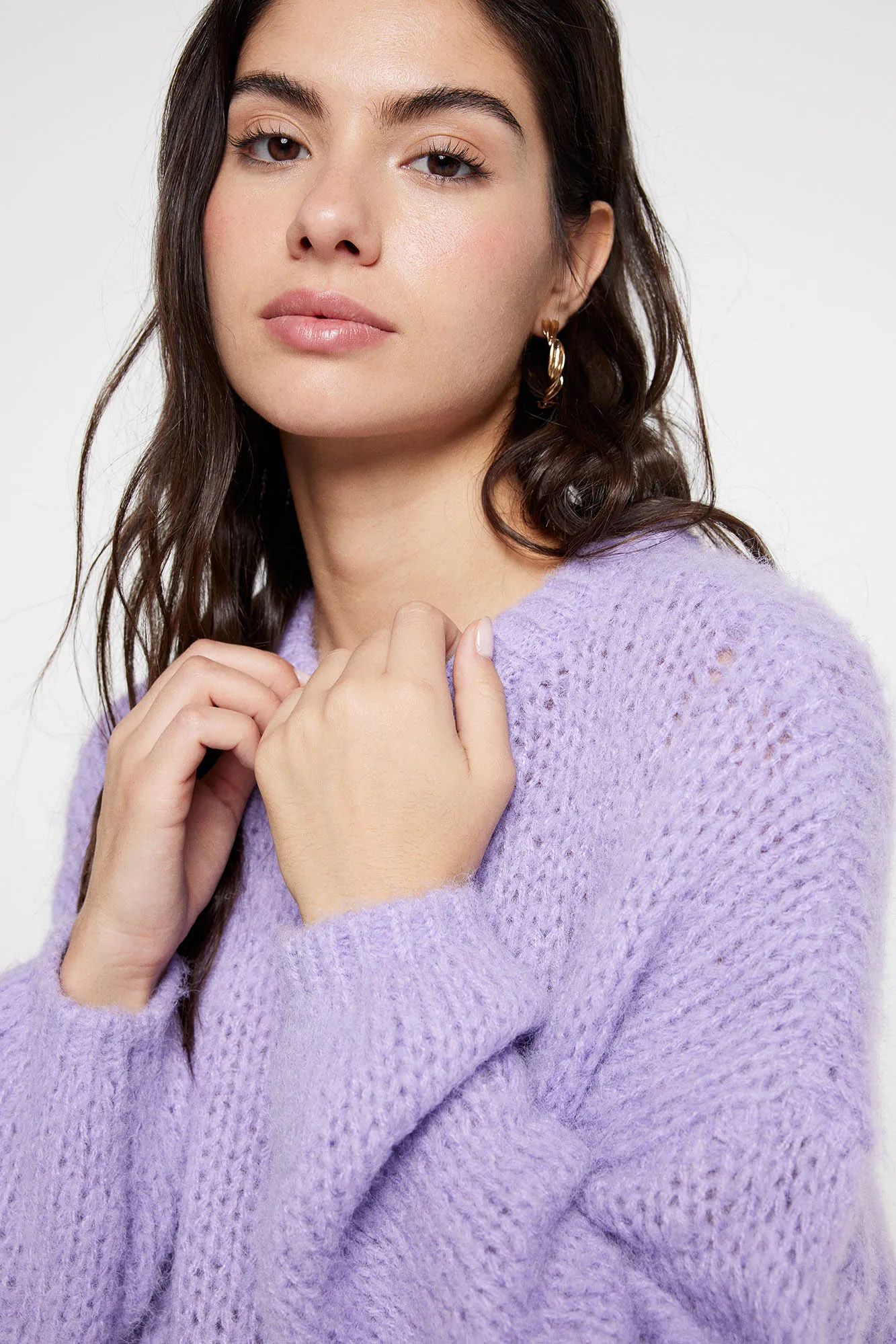 Vero Moda Jersey de manga larga y cuello redondo