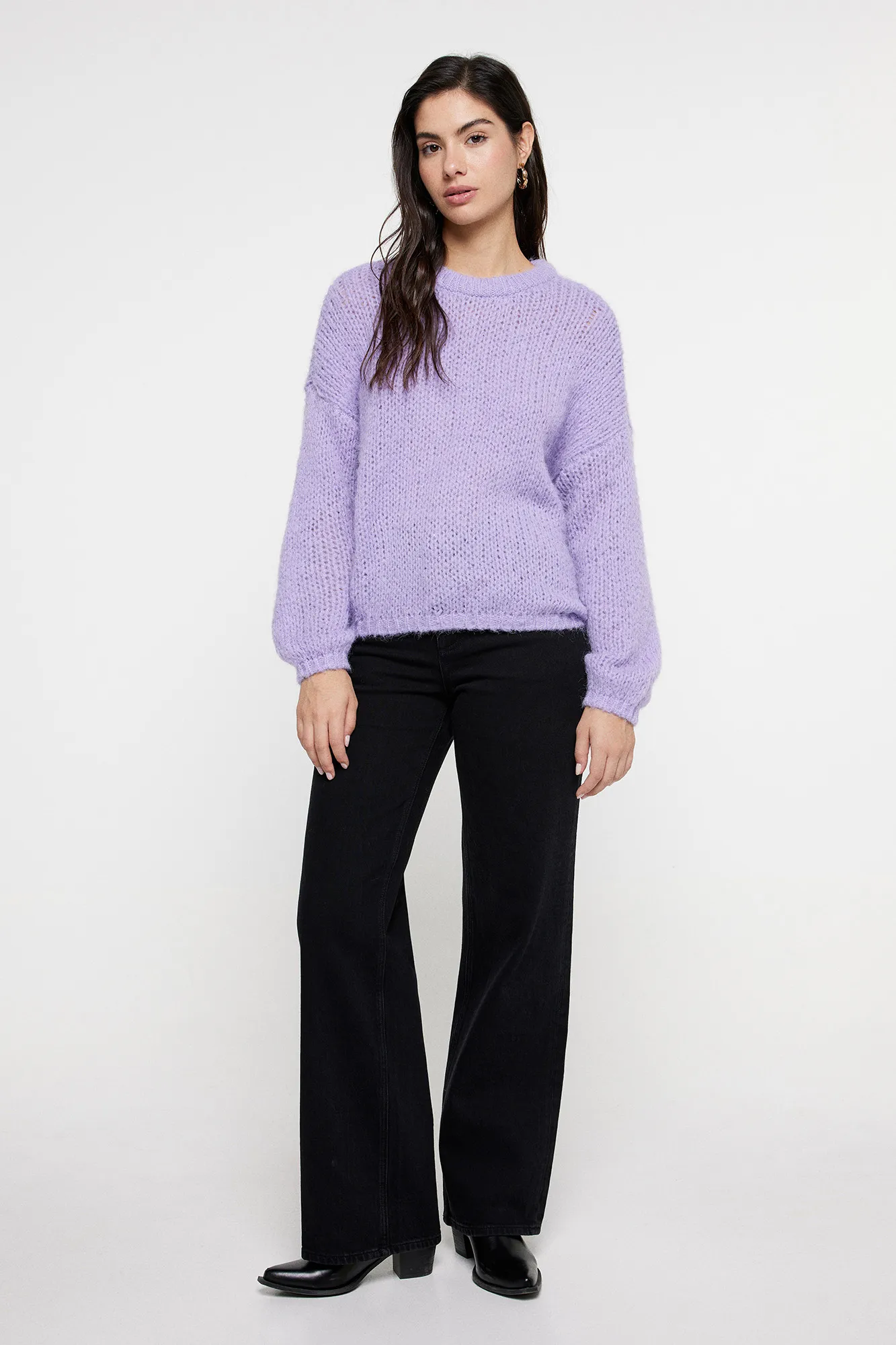 Vero Moda Jersey de manga larga y cuello redondo