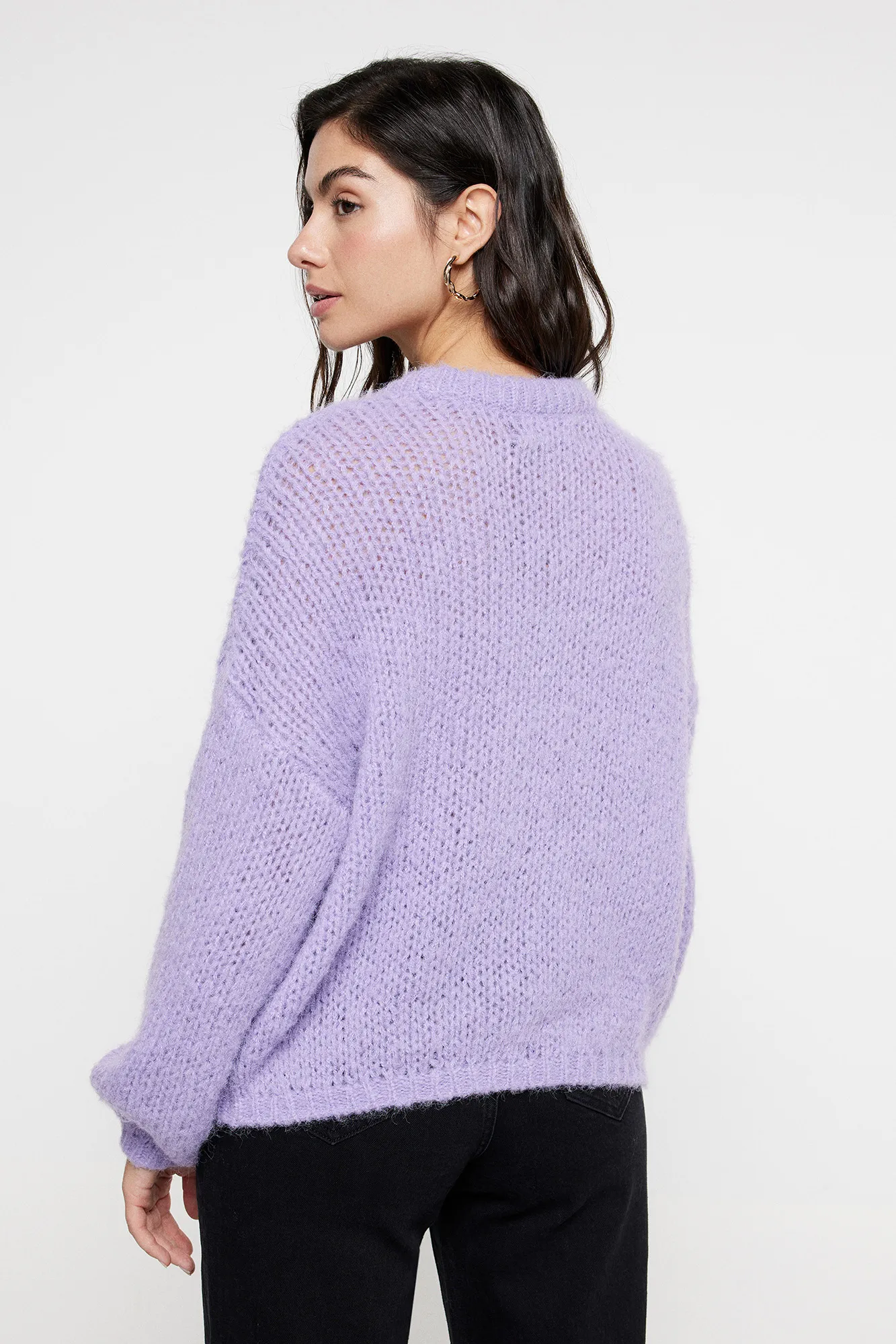 Vero Moda Jersey de manga larga y cuello redondo