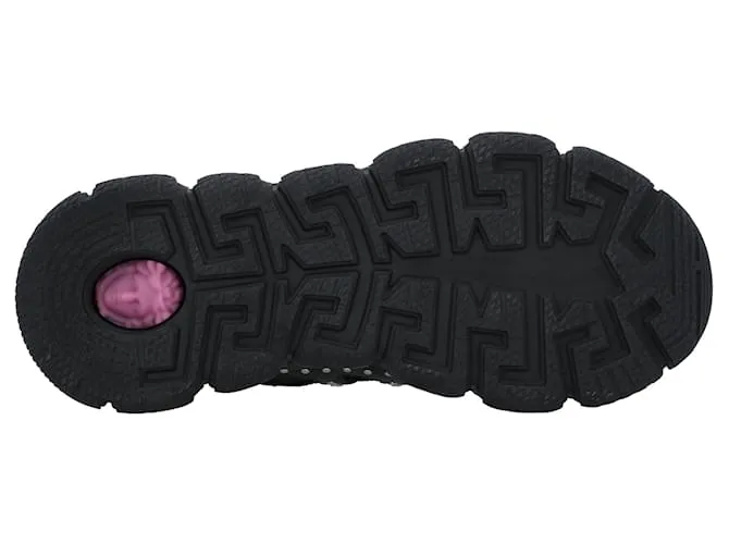 Versace Zapatillas Trigreca con tachuelas Negro 