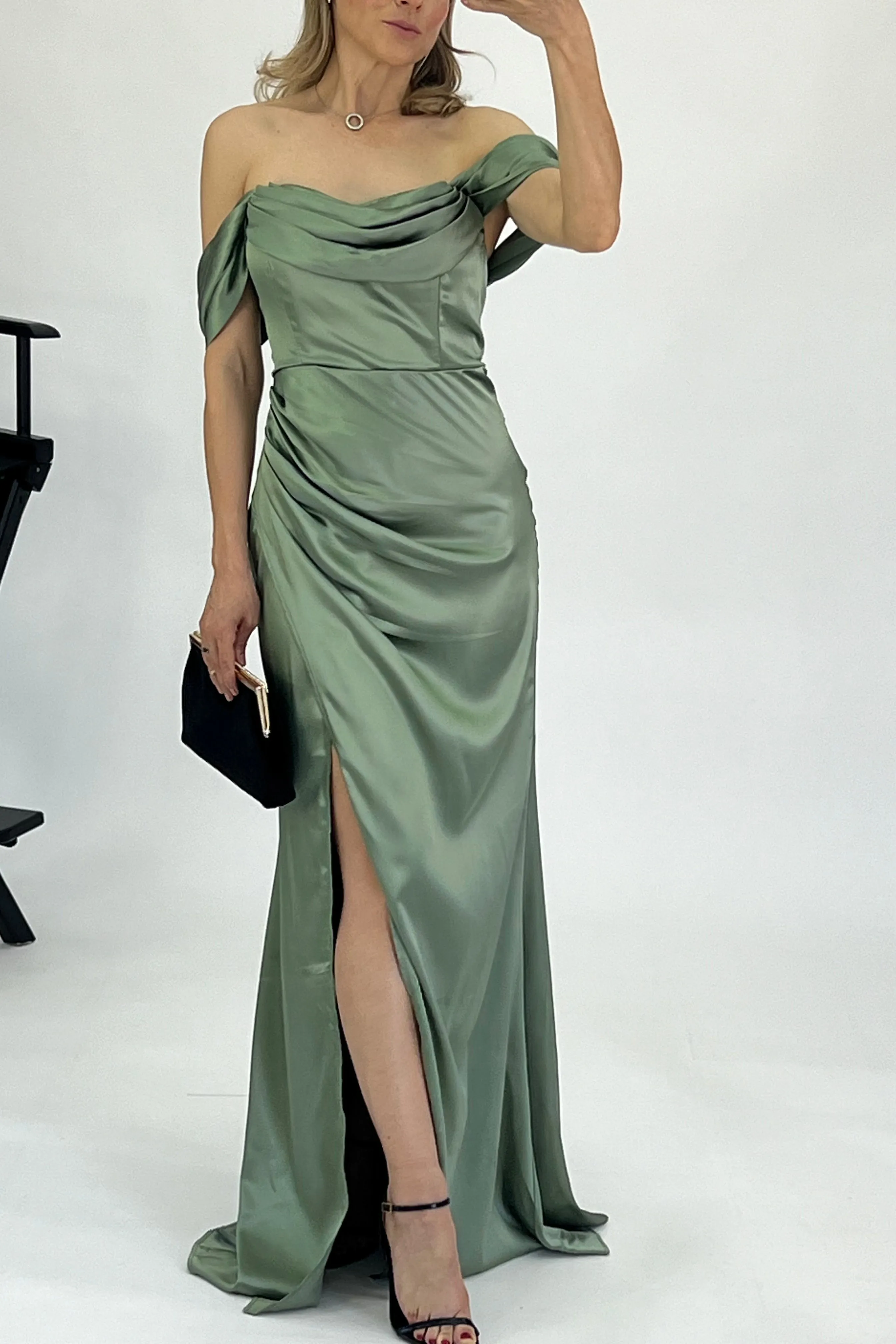 VESTIDO BUSTO DRAPEADO