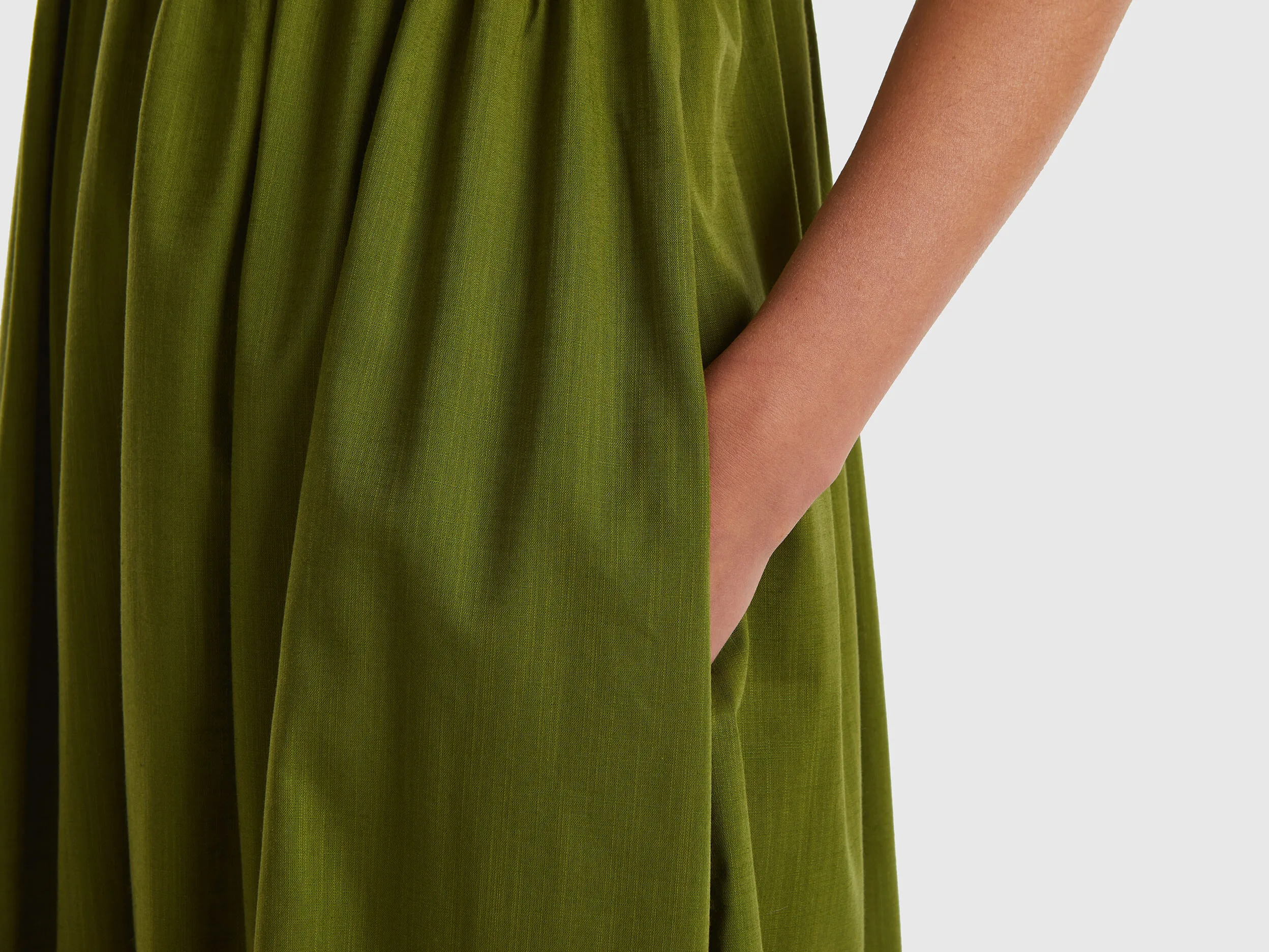 Vestido con top de ganchillo