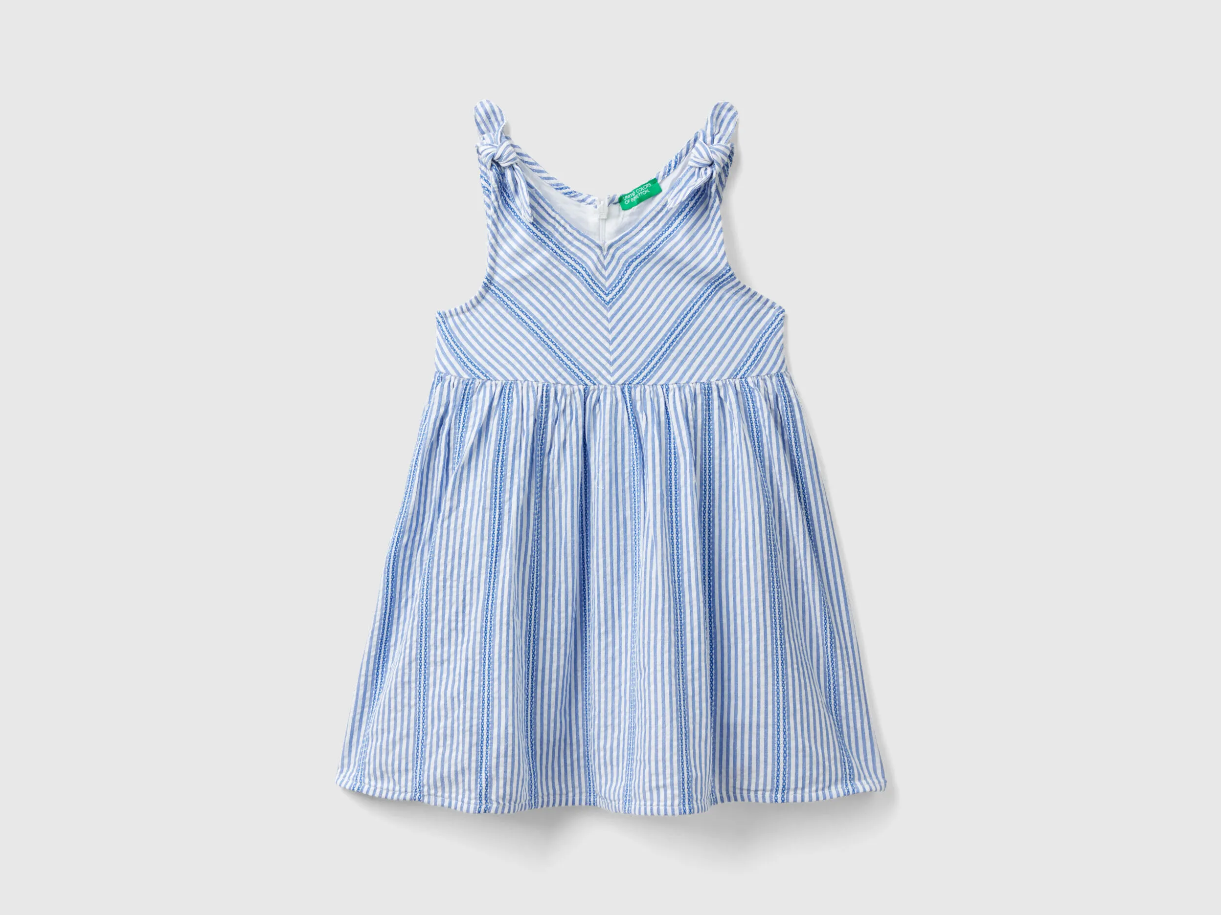 Vestido de rayas de algodón ligero