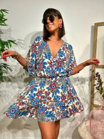 Vestido Floral Volantes MAILIBU