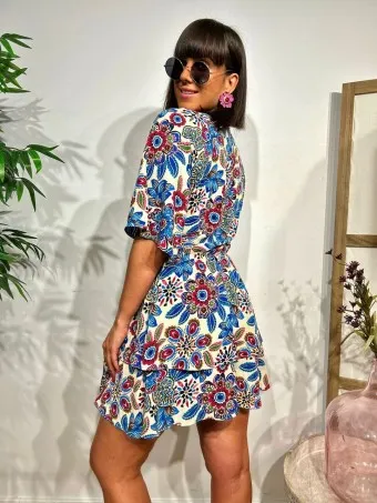 Vestido Floral Volantes MAILIBU