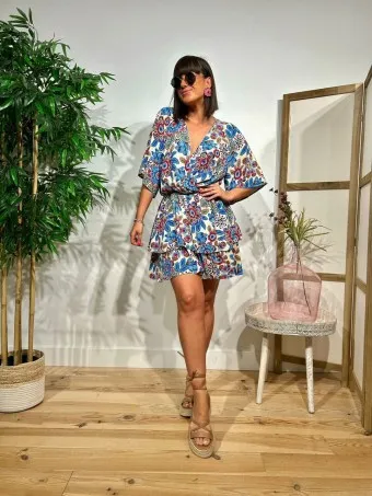 Vestido Floral Volantes MAILIBU