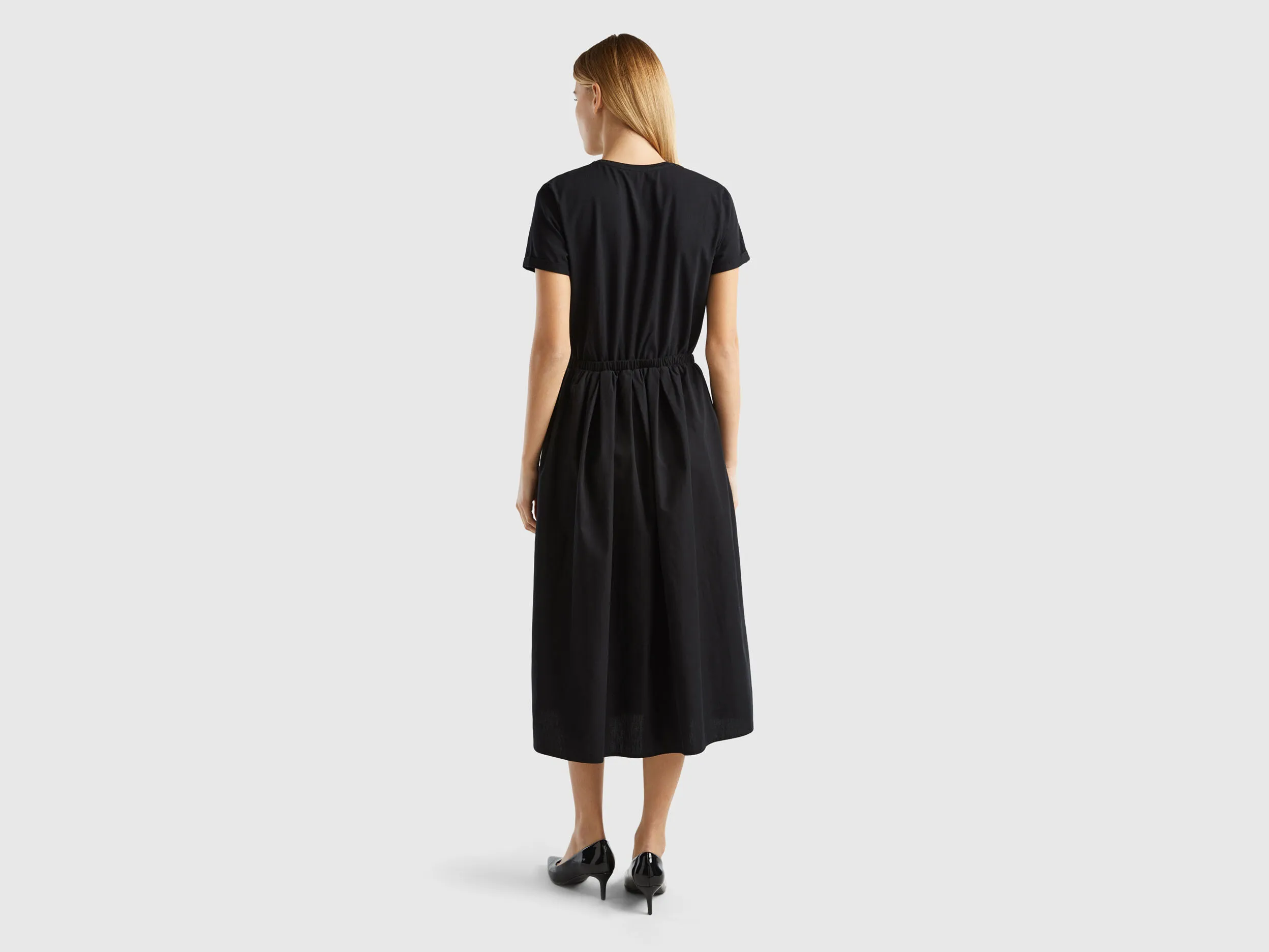 Vestido largo de algodón
