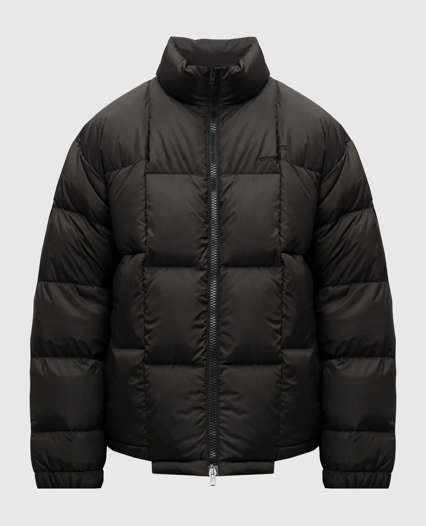 VETEMENTS CUTUP BLACK DOWN JACKET
