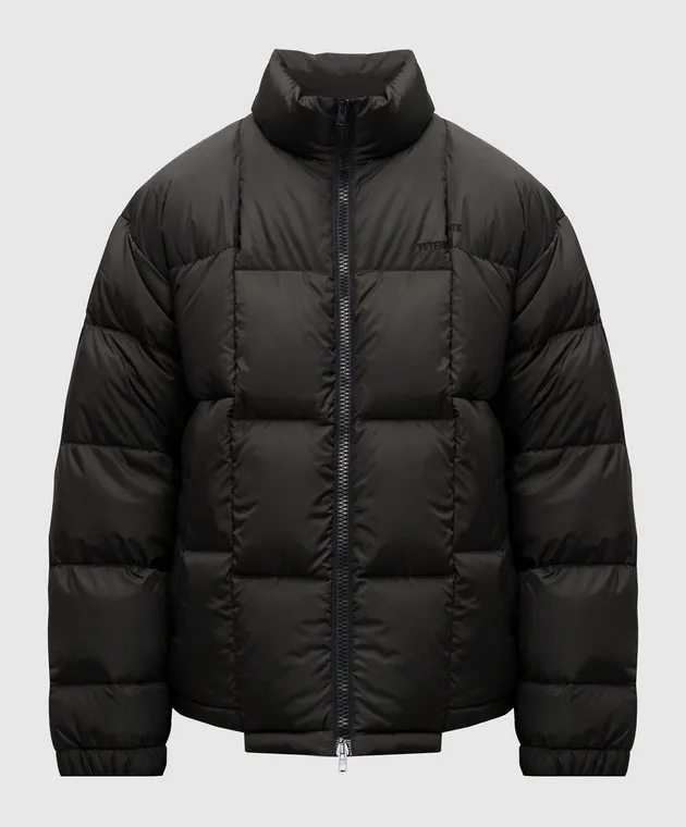 VETEMENTS CUTUP BLACK DOWN JACKET