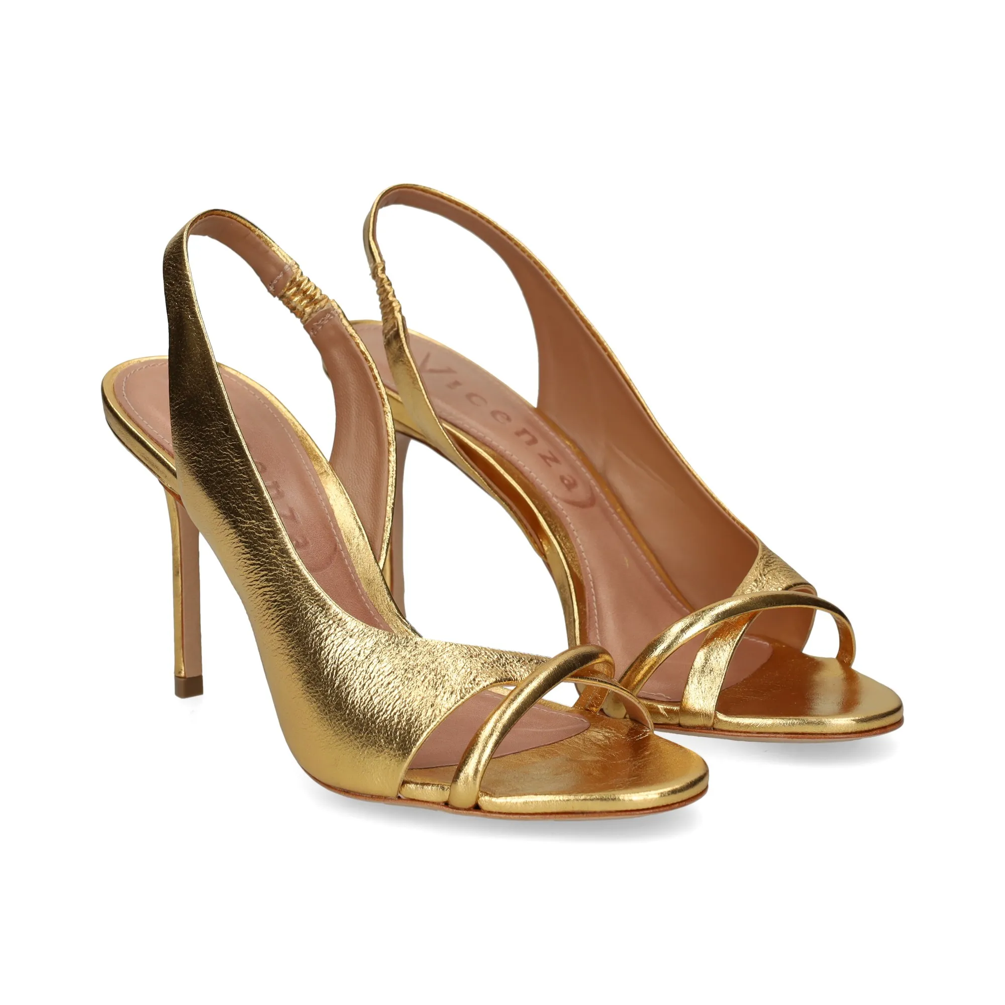 VICENZA Sandalias con tacón de Mujer ORO