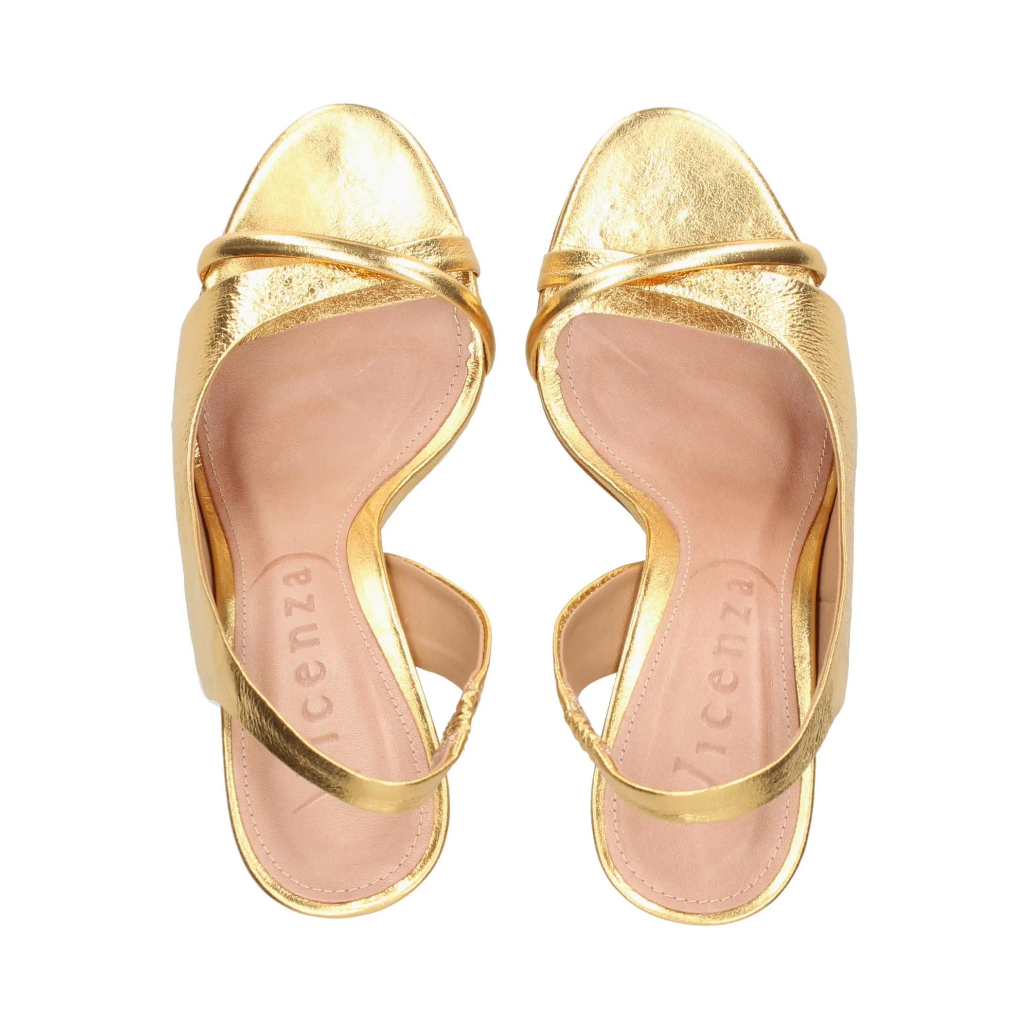 VICENZA Sandalias con tacón de Mujer ORO