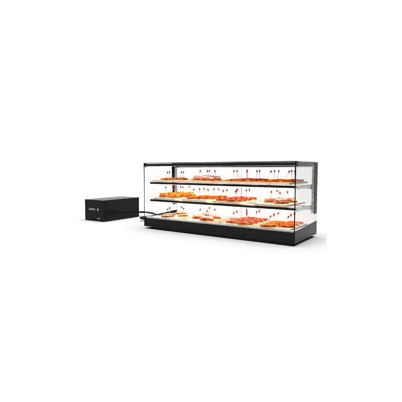 VITRINA REFRIGERADA GRUPO REMOTO LOGIC 3P VTLG24GRP2 CUBA PLANA SAYL