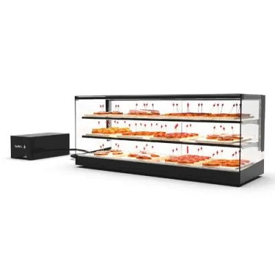 VITRINA REFRIGERADA GRUPO REMOTO LOGIC 3P VTLG24GRP2 CUBA PLANA SAYL