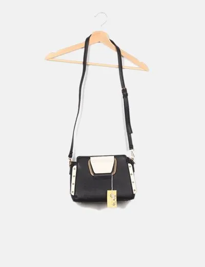 ZFORTUNNE BOLSO TOTE BLANCO Y NEGRO
