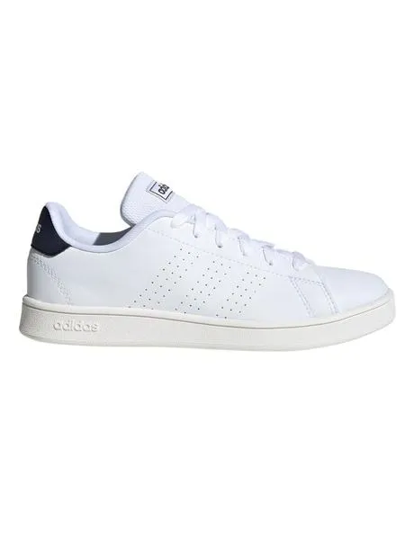 zapatilla adidas advantage k blanco