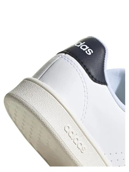 zapatilla adidas advantage k blanco