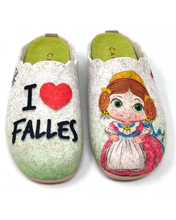 ZAPATILLA CASA MUJER FALLAS 5599