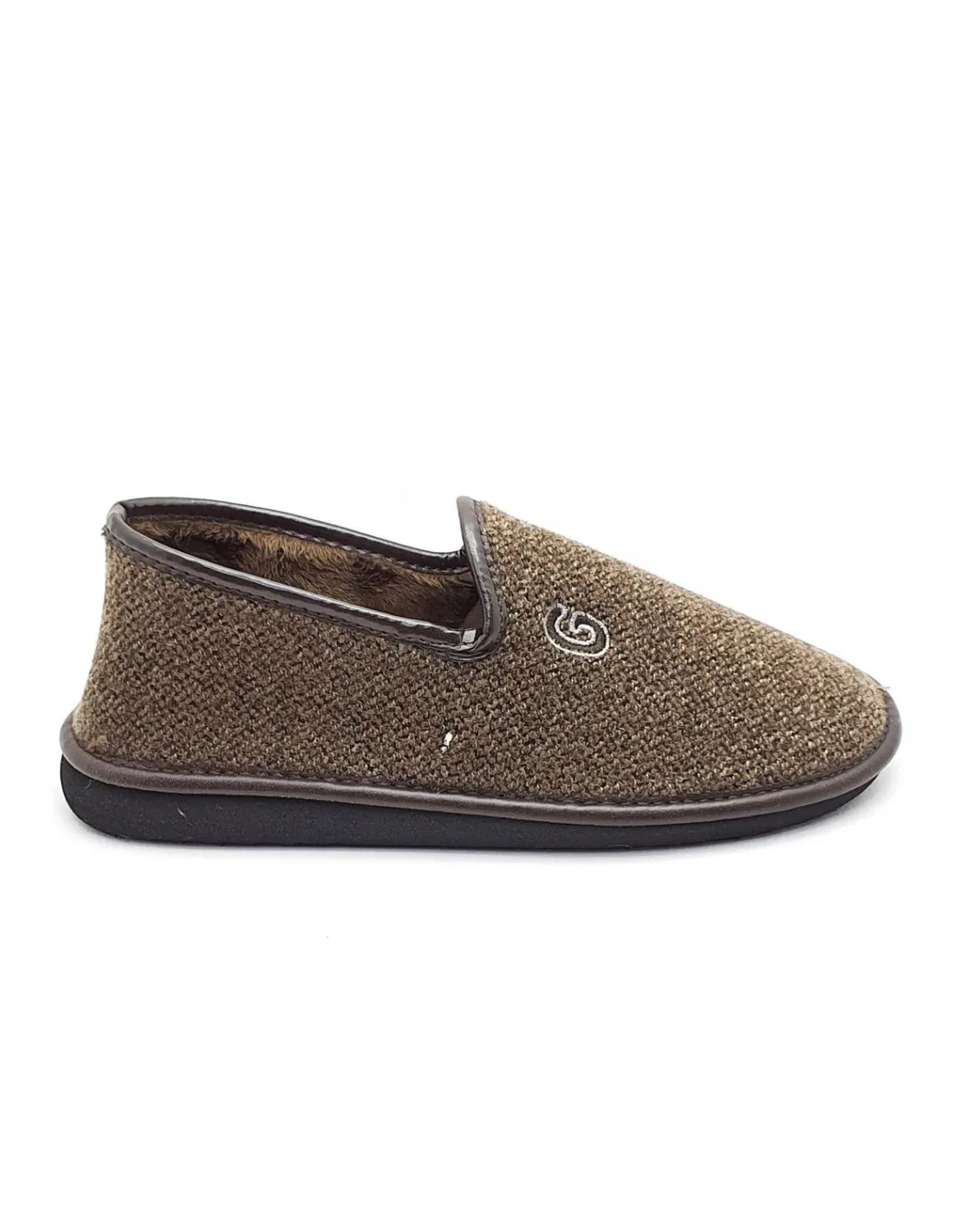 Zapatilla de hombre Muro en marrón 6622