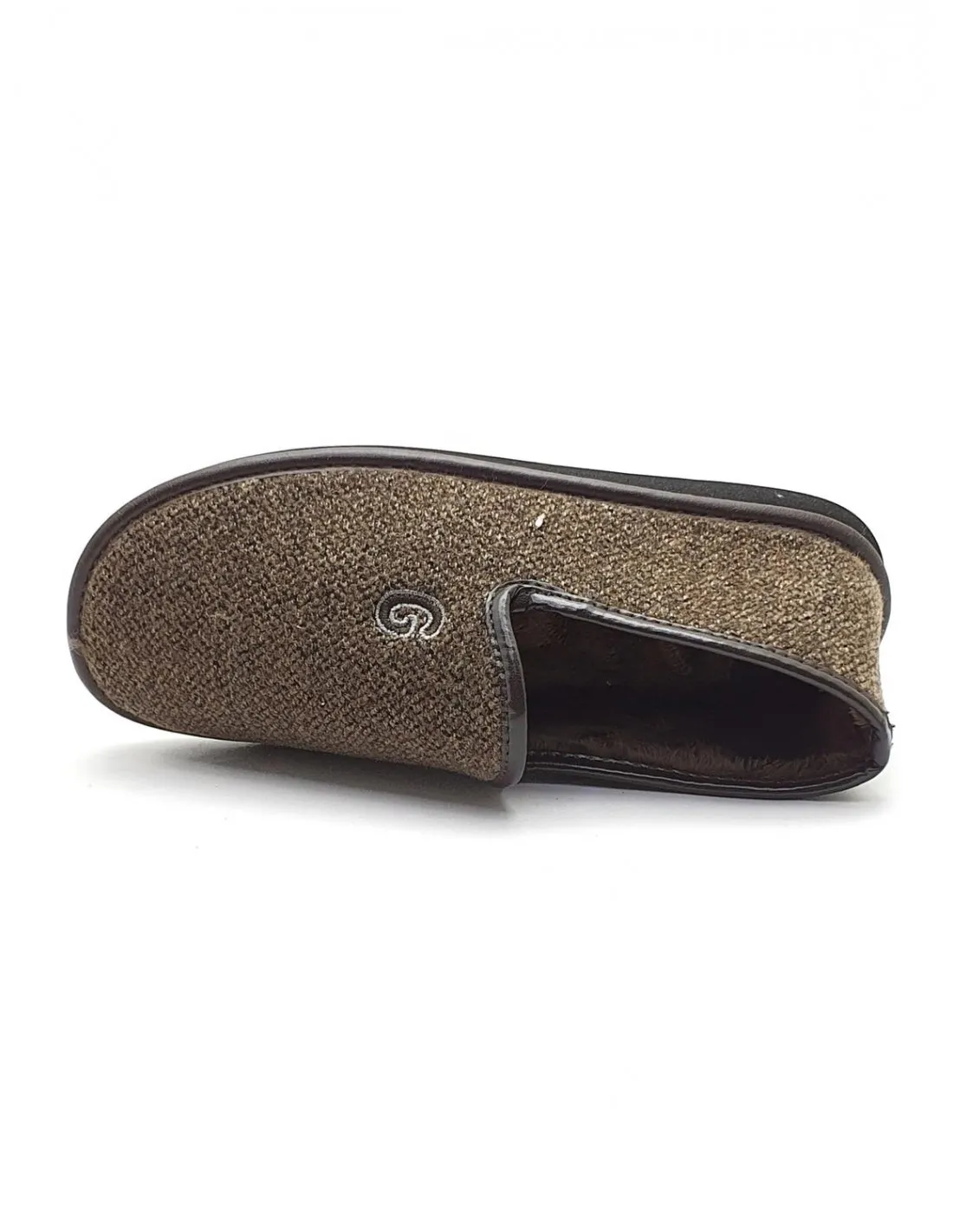 Zapatilla de hombre Muro en marrón 6622