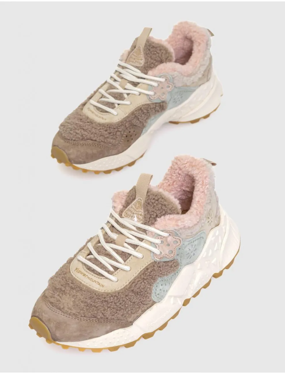 Zapatilla Flower Mountain Kotesu Taupe