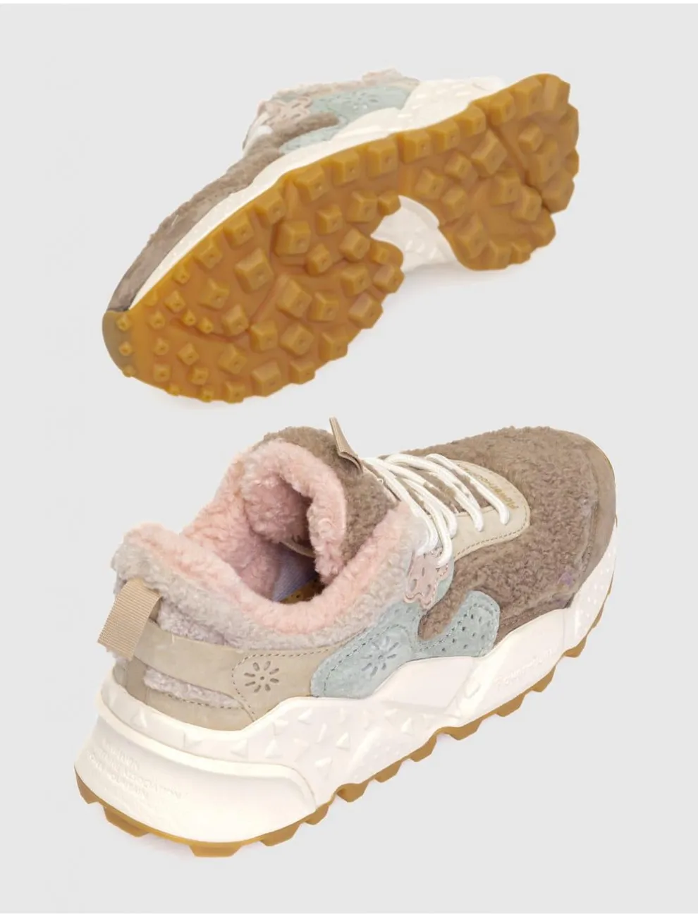 Zapatilla Flower Mountain Kotesu Taupe