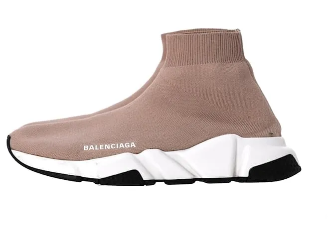 Zapatillas Balenciaga Speed en Poliéster Beige 