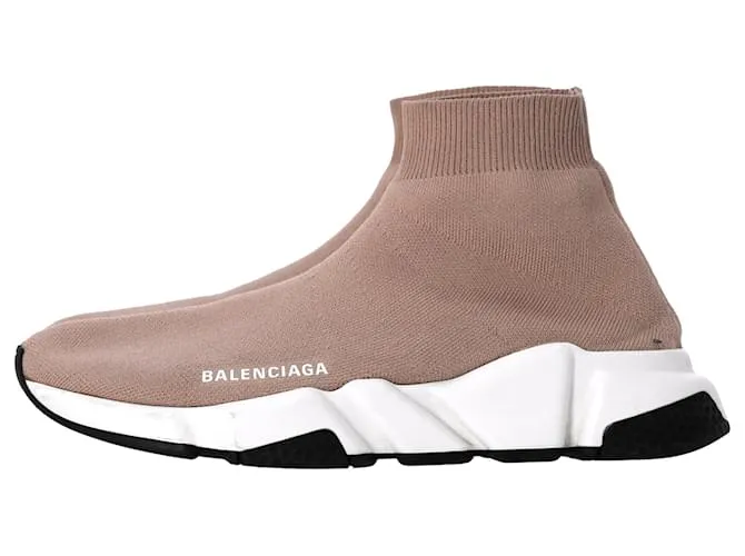 Zapatillas Balenciaga Speed en Poliéster Beige 
