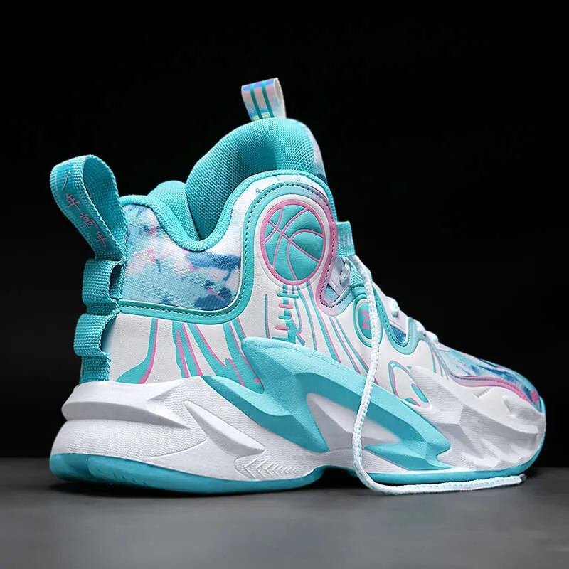 Zapatillas de baloncesto al aire libre para hombres cómodas y transpirables con zapatillas de baloncesto mejoradas y estabilidad