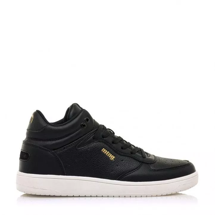 Zapatillas deportivas Mustang miami negras con suela blanca