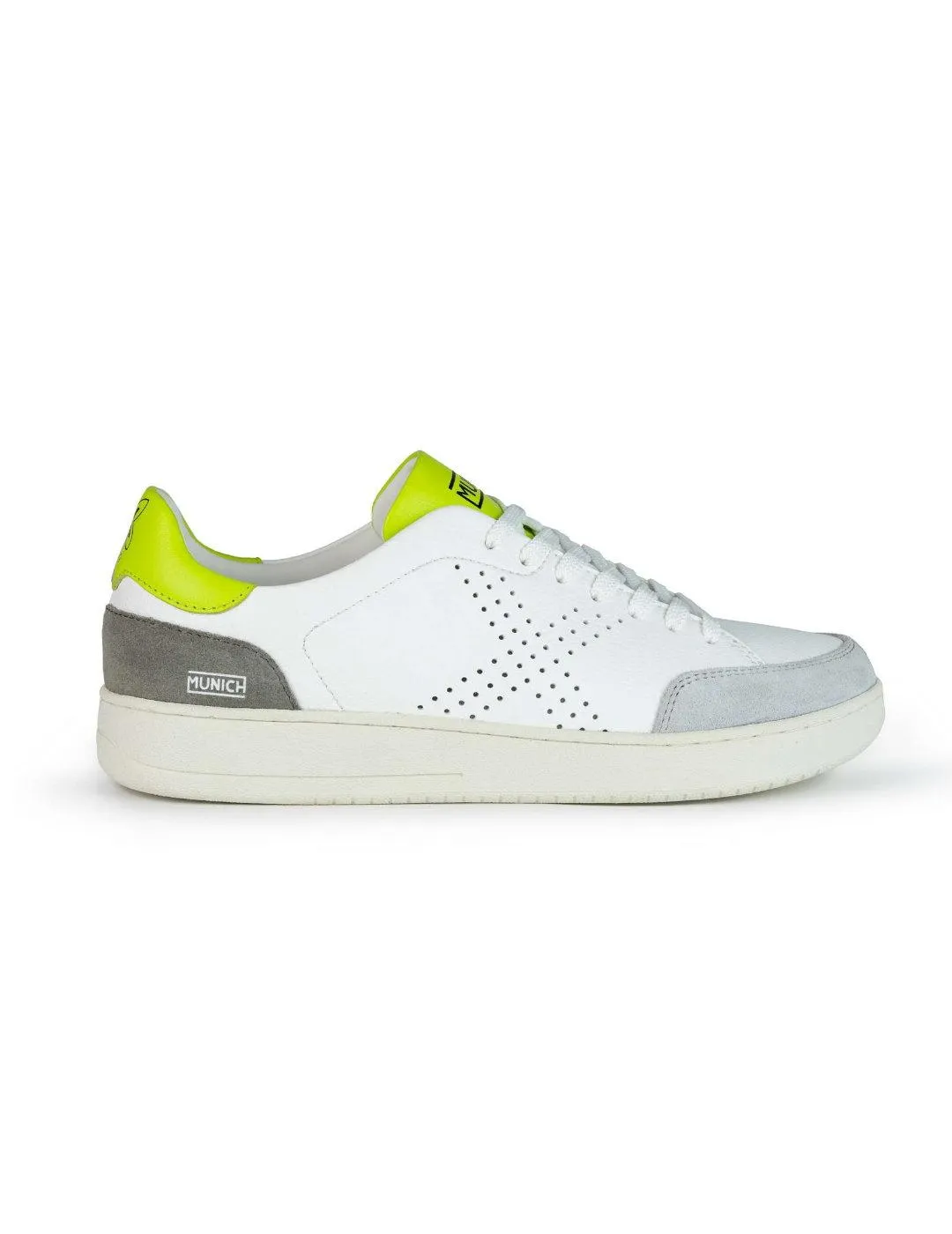 ZAPATILLAS MUNICH XCOURT BLANCO FLúOR PARA HOMBRE