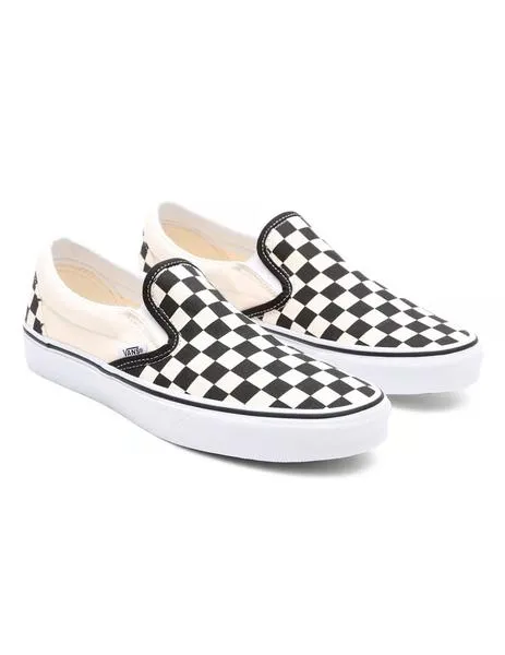 ZAPATILLAS VANS SLIPON  BLACK/WHITE CHECK