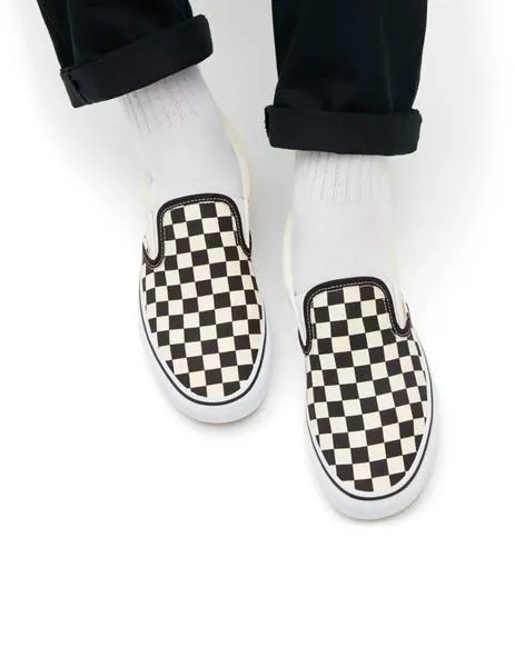 ZAPATILLAS VANS SLIPON  BLACK/WHITE CHECK