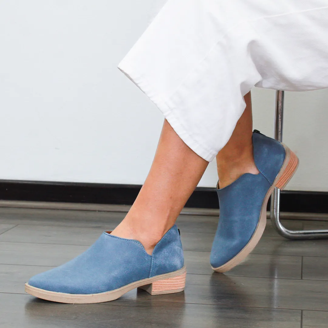 Zapato Cuero Pucón Blue