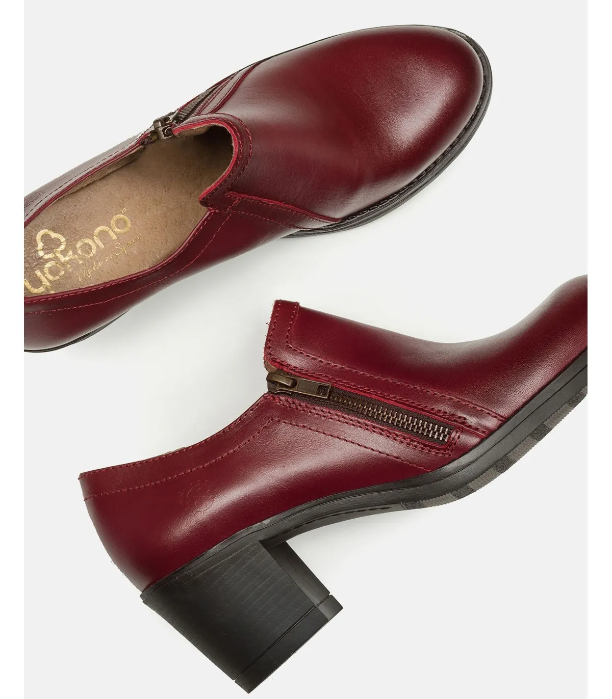 ZAPATO DE TACóN LILLE009 BURDEOS