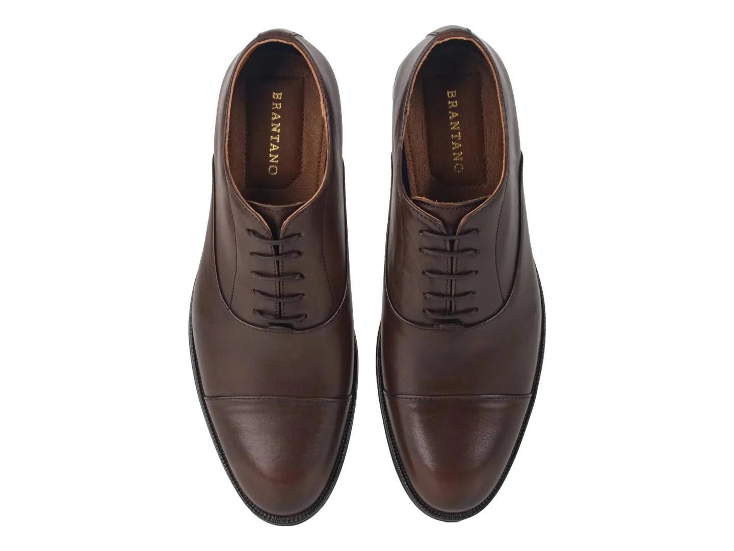 Zapatos Brantano Praga Luxe  Café Para Hombre