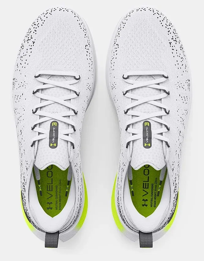 ZAPATOS UNDER ARMOUR VELOCITI 3  WHITE/ANTHRACITE/HIGH VIS YELLOW  WOMEN´S